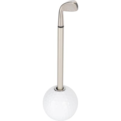 Décorations Stylos de Golf Bureau Support Multifonctionnel pour Stylos avec Design Balle de Golf(blanc ) blanc