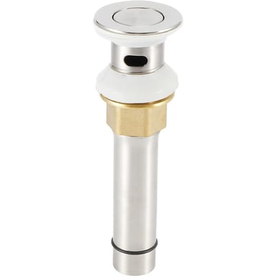 Bonde de lavabo en acier inoxydable 304 Cuisine Salle de bain Bouchon d'évacuation Accessoires(Bonde à clapet Type B 304 avec trou white