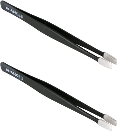 Precisie Pincet - Anti-statisch gereedschap - Elektronica reparatie - Hitte isolerend - 120mm - Zwart