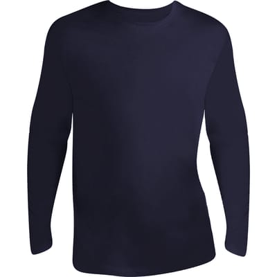 SOLS Heren Monarch T-Shirt met lange mouwen (Marine)