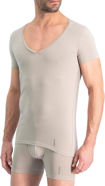 Noshirt Original Cotton - Ondershirt - Diepe V-Hals - Katoen - Invisible Khaki - S