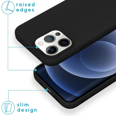 imoshion Hoesje - Geschikt voor Apple iPhone 13 Pro - Color Backcover - Zwart