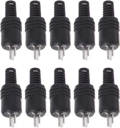 10 Stuks 2-Pin Luidspreker Aansluitpluggen voor HIFI Audio Connectoren