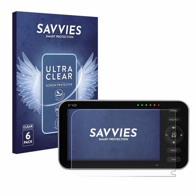 Savvies - Screenprotector voor GHB SM50B Modell 2023 - Folie Beschermfolie transparant 6 Stuks