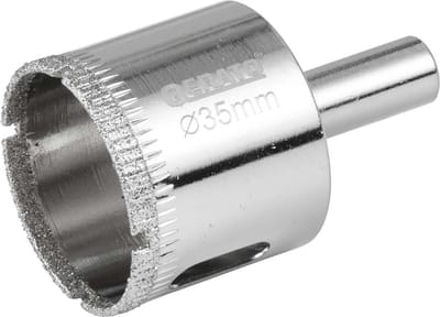 Qerato Tegelboor 35 mm nat - Glasboor - Diamantboor