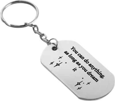 Akyol - you can do anything as long as you dream sleutelhanger - Quotes - familie vrienden - cadeau - 54 x 29mm