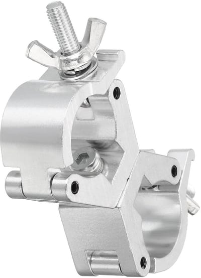 Dailygoods- Podiumlichtbundelklem O-vorm - Robuuste Aluminium Klem - Geschikt voor Buizen 3-3,6 cm - Maximaal 150 lbs - Duurzaam en Corrosiebestendig - Dubbele Gesp Ontwerp - Lichtklem