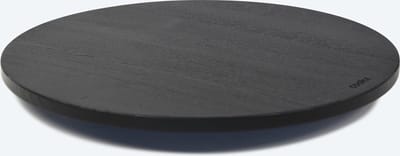 COOKX - Eiken draaiplateau L - Houten Serveerplank - Matzwart - 60 cm