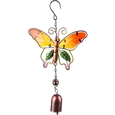 Windspel Kolibries Libellen Metaal Glas Beschilderde Ambachten Hangende Hangers Bel Aluminium Buis Huis Binnenplaats Hangende Decoraties