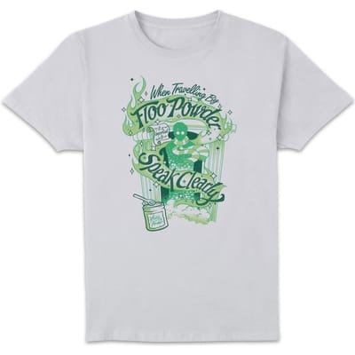 Harry Potter Floo Powder t-shirt - Wit - S