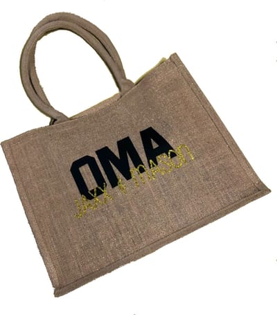 Strandtas-Oma met naam of namen van de kleinkinderen-Verjaardag cadeau-Persoonlijke Tas