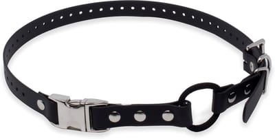 Verstelbare waterdichte hondenhalsband met bungee-lus en comfortabele sluiting