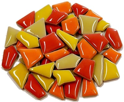 Colourful Mosaics mozaïek speelgoed Flip Mini Mix rood 100 gr creatief.