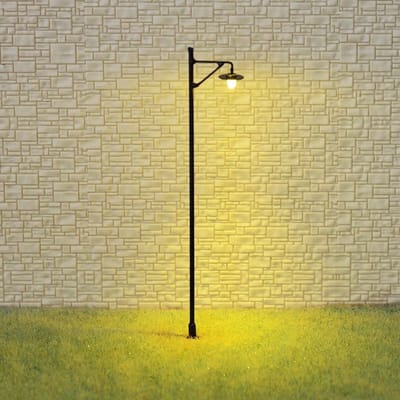 Set van 5 LED Straatlantaarns Modelspoorwegverlichting in 1:87 (HO/OO Schaal)