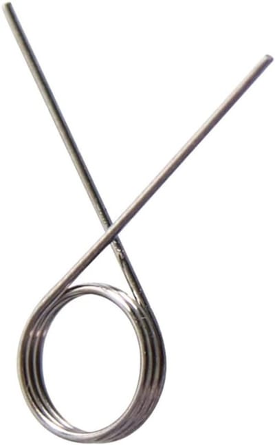 Dailygoods- Versnellingspookveer Roestvrij Staal - Mini Versnellingspook - Compatibel met 1 Serie/2 Serie/X1/X3 - Voetlengte 12mm - Cirkel Diameter 6mm - Gewicht 10g