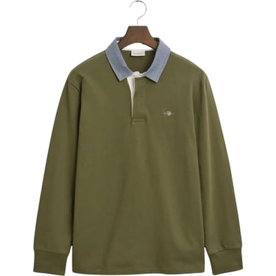 Polo met lange mouwen Gant