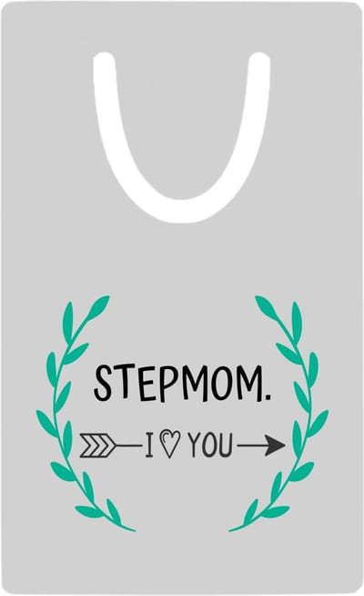 Hacebo® - stepmom I love you metalen boekenlegger - Mama - de liefste moeder - Moeder cadeautjes - moederdag - verjaardag - geschenk - kado Bladwijzer boekenleggers - 7.6 cm x 5cm