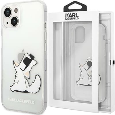 Karl Lagerfeld KLHCP14MCFNRC iPhone 14 Plus 6.7 "hardcase clear / transparent Choupette Fun
