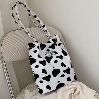 Grand sac fourre-tout coréen Chic décontracté, sac à bandoulière léopard pour dames, sac en toile, nouveau sac de Shopping pour étudiant imprimé, sac à main Bolsa Mujer