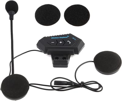 Helm Bluetooth Headset - Motorhelm Luidsprekers - Veilig Bellen - Hi-Fi Geluidskwaliteit - 1 Paar - Zwart