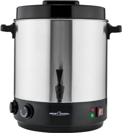 2-in-1 machine voor warme dranken en koken | 32L tank | warmhoudfunctie | timer | 2100W | 30°C - 100°C | roestvrijstalen kookpan | dispenser met aftapkraan