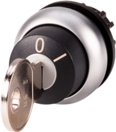 Eaton 111787 M22-WRS-MS6 Sleutelknop Kunststof frontring Sleutel Zwart 1 stuk(s)