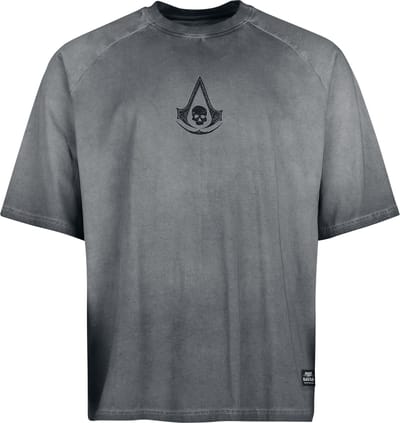 Assassin's Creed - Gaming Oversized T-shirt - Black Flag Resynced - Jackdaw - S tot XXL - voor Mannen - zwart