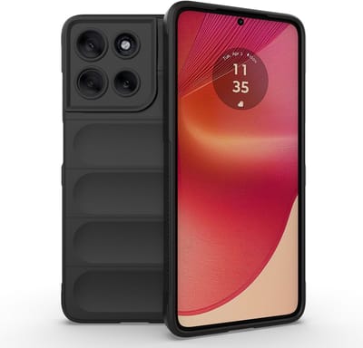 MobyDefend Hoesje - Geschikt voor Motorola Moto G56 - TPU Gripcase - Zwart
