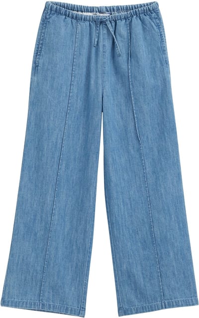 WE Fashion Meisjes wide leg denim broek