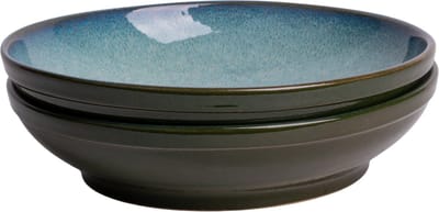 Saladeschaal 27,5 cm - Evora - groen - set van 2 - Portugees stoneware
