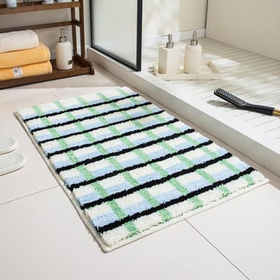 Tuin Ins Wind Badkamer Badkamer Tapijt Huis Klein Fris Mori Absorberende Voetmat Toilet Antislip Mat 40x60cm gray