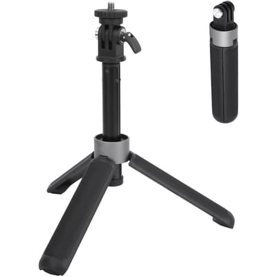 Trépied pliable pour caméra d'action PGYTECH, perche à selfie, tige d'extension, poignée antidérapante