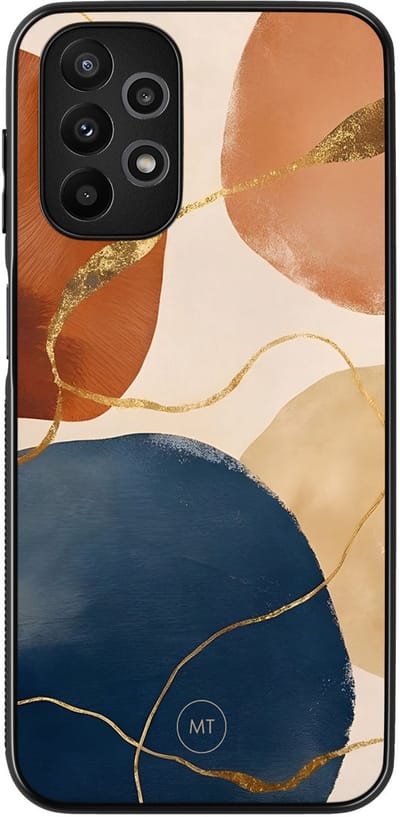 Hoesje geschikt voor Samsung Galaxy A13 4G - Abstract harmony - TPU Hard Case Backcover - Multi - Mooie Telefoonhoesjes