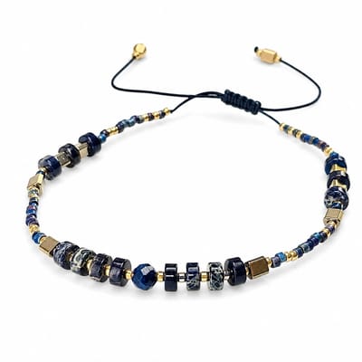 Engravia by Derya – Dames Armband – Natuursteen – Verstelbare Boho Armband – Cadeau voor Vrouw / Vriendin