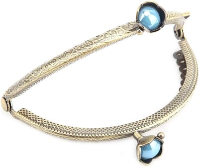 Kleurrijke Semi Ronde Clutch Frame 8,5 cm voor Handtassen - DIY Metaal Portemonnee en Tas Accessoire