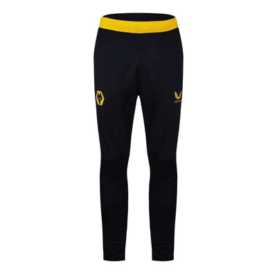 Castore Wolverhampton Wanderers FC-trainingsbroek voor heren (Kaviaar/Oudgoud)