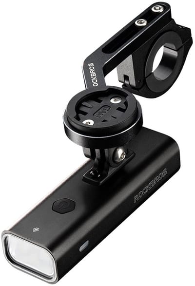 Rockbros - LED Voorlamp - Fietslamp - Fietsverlichting - 1000 Lumen - Oplaadbaar - IPX6 - Zwart