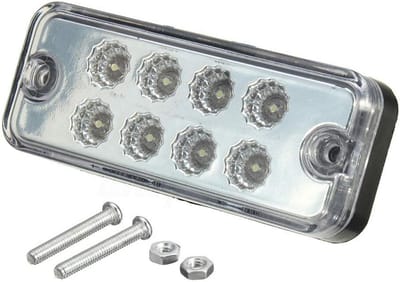 4x LED Zijmarkeringslichten - 8 LED Indicatielampen voor 12V Vrachtwagen, Trailer, Camper - Waterdicht en Schokbestendig