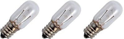 Signaallamp E12 12V 3W - 250 mAh - 3 stuks - T16 Gloeilamp Ø16mm - 45mm - 2500K - Dimbaar