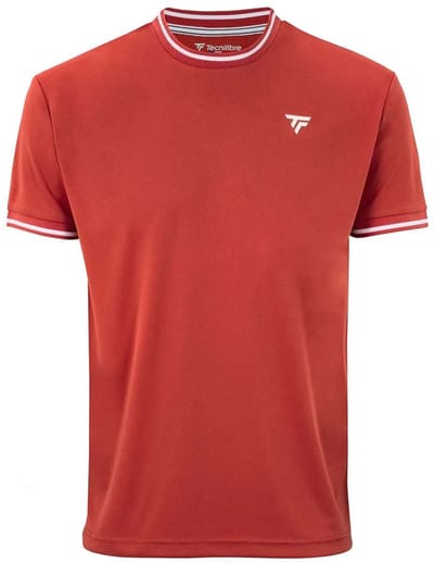 Tecnifibre Team Tech T-shirt Met Korte Mouwen Rood 10-12 Years Jongen