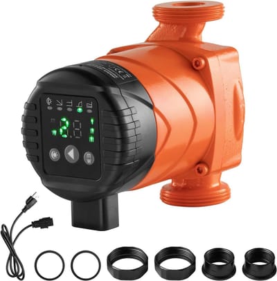 Circulatiepomp - Warmtepomp - Verwarmingssystemen - Stil en energiebesparend - 6 meter opvoerhoogte - Oranje