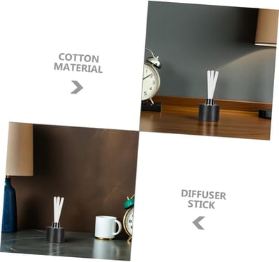 10 Stuks Essentiële Olie Diffuser Navullingen voor Auto - Reed Diffuser Sticks en Vernevelaar met Katoenen Componenten voor Reizen