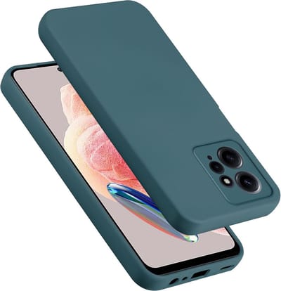 Cadorabo Hoesje geschikt voor Xiaomi Redmi Note 12 4G in LIQUID GROEN - Beschermhoes gemaakt van flexibel TPU silicone Case Cover