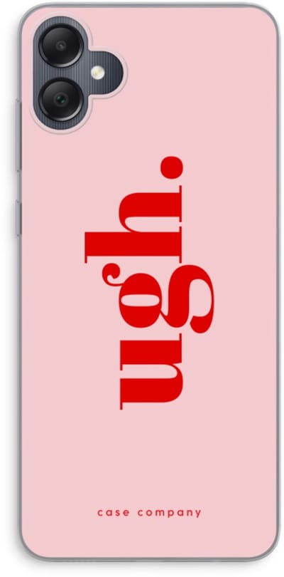 Case Company® - Hoesje geschikt voor Samsung Galaxy A05 hoesje - Ugh - Soft Cover Telefoonhoesje - Bescherming aan alle Kanten en Schermrand