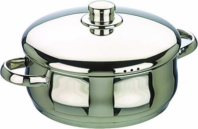 Kookpan met deksel - Sauspan RVS - Dagelijks koken - Gelijkmatige warmteverdeling - 20 cm - Roestvrij staal