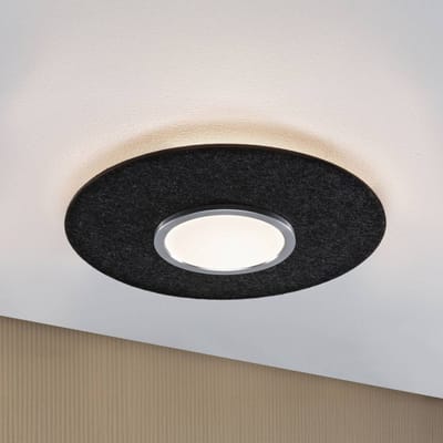 LED-plafondlamp Smart Home Zigbee 3.0 Tulga Tunable White 1600lm 19W / 9W Antraciet dimbaar