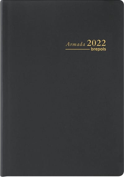 Brepols Armada 2025 Agenda - ZAK FORMAAT - 6.5 x 10.5 cm - Zwart