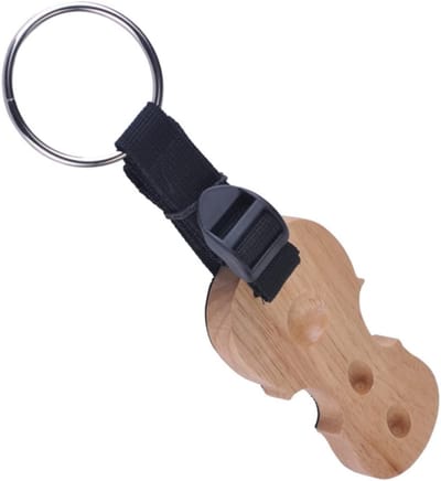 Houten Cello Stopper - Eindpin Houder - Vloer Bescherming - Antislip Functie - 13.1x7.5cm - Houtkleur