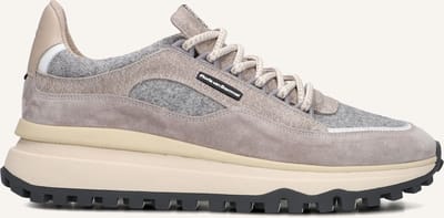 Floris Van Bommel Sfm-10248 De Gripper Sneakers - Suède - Heren - Beige - Maat 44