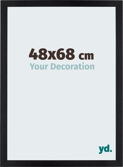 Your Decoration - Fotolijst 48x68 cm - MDF - Zwart Mat - Mura